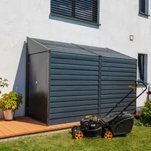 SPACEMAKER Metallgerätehaus 4x10 2,95 x 1,24 m grau