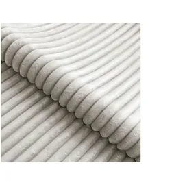 S-Style Eckcouch Cord 2-Sitzer Grau