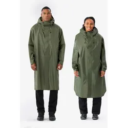 Poncho Regencape anpassbar max. 75 l Wandern - MT900 2.0 khaki bronze khaki grün L/XL