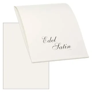 RÖSSLER Rössler-Papier Briefpapier| Edel Satin weiß, A4, 100 g/m2, 40 Blatt