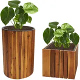 MCW MCW-L24 2er-Set Ø 24 x 24 cm Braun