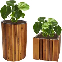 MCW MCW-L24 2er-Set Ø 24 x 24 cm Braun