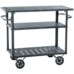 CLP Servierwagen Spring antik silber