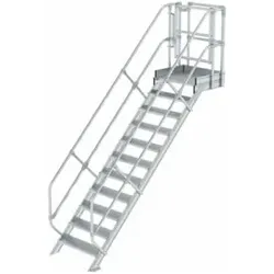 Munk Treppen-Modul Aluminium geriffelt 11 Stufen