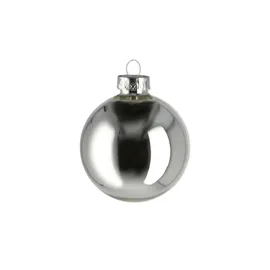 WEBMARKETPOINT Weihnachtsbaumkugel 10er-Set ¦ silber ¦ Glas,Aluminium Ø: 6.0