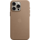 Apple Feingewebe Case mit MagSafe für iPhone 15 Pro Max Taupe