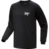 Arc'teryx Arcteryx Kragg SL Cotton Bird Tile Herren Longsleeve schwarz L Größe) Hoodies