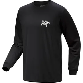 Arc'teryx Arcteryx Kragg SL Cotton Bird Tile Herren Longsleeve schwarz L Größe) Hoodies