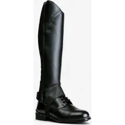 Chaps Damen/Herren Reiten - 500 schwarz graphitschwarz XLlong