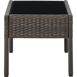 vidaXL Gartentisch 75 x 40 x 37 cm Braun