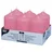 Papstar Stumpenkerze 11,5 x 6 cm 6 St. altrosa