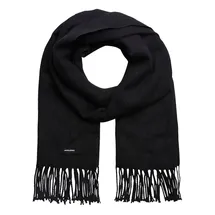 JACK & JONES »JACSOLID WOVEN SCARF NOOS«, schwarz