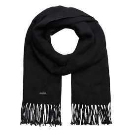 JACK & JONES »JACSOLID WOVEN SCARF NOOS«, schwarz