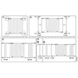Safety 1st Verlängerung für Easy Close Deco und Quick Close+ 14 cm white