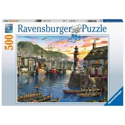 Ravensburger Puzzle 15045 - Morgens am Hafen [500 Teile] (Neu differenzbesteuert)