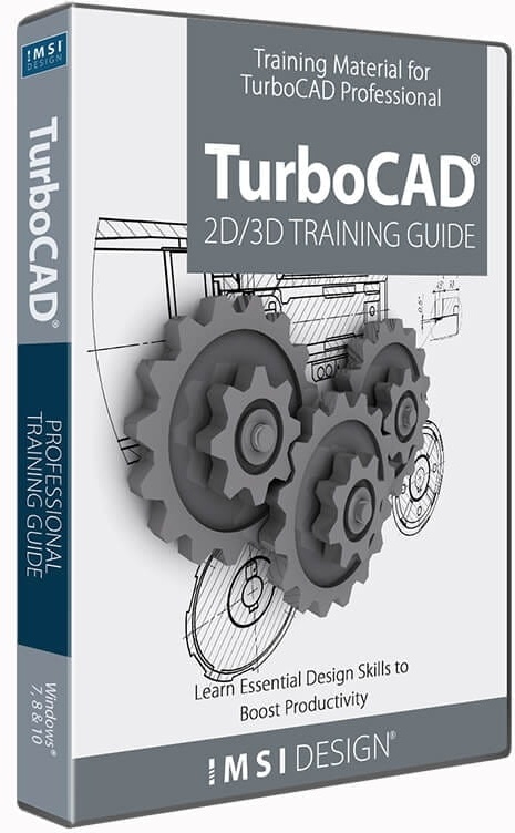 2D/3D Training Guides for TurboCAD 2020 Professional, English