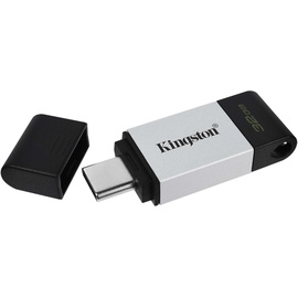 Kingston DataTraveler 80 32 GB silber USB-C 3.2