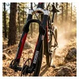 RockShox Gabel-Standrohr+BrückeCSU Reba 26 SoloAir 80-100mm 40 Offset,DiBl,alu,A1+