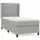 vidaXL Boxspringbett 100 x 200 cm Hellgrau