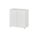 Möbel Boss Kommode BEN 80 x 80 x 40 cm Weiß