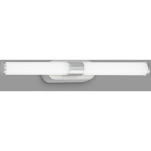 Briloner - LED Spiegelleuchte Bad, Spiegellampe Badezimmer, Wandlampe, Wandleuchte, IP44, neutralweiße Lichtfarbe, 7W, Chrom-Matt, 40 cm