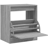 VidaXL Schuhschrank Grau Sonoma 60x42x69 cm Holzwerkstoff