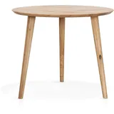 moebel-eins ASCON Esstisch, rund, Material Massivholz, Wildeiche, 75 cm