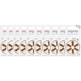 60x Signia (Siemens) Hörgerätebatterien 312 P312MF PR41 (10x6er Blister) Braun