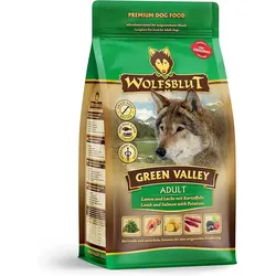 WOLFSBLUT Green Valley Adult Hundetrockenfutter mit Lammfleisch, Lachs und Gemüse 12,5 kg
