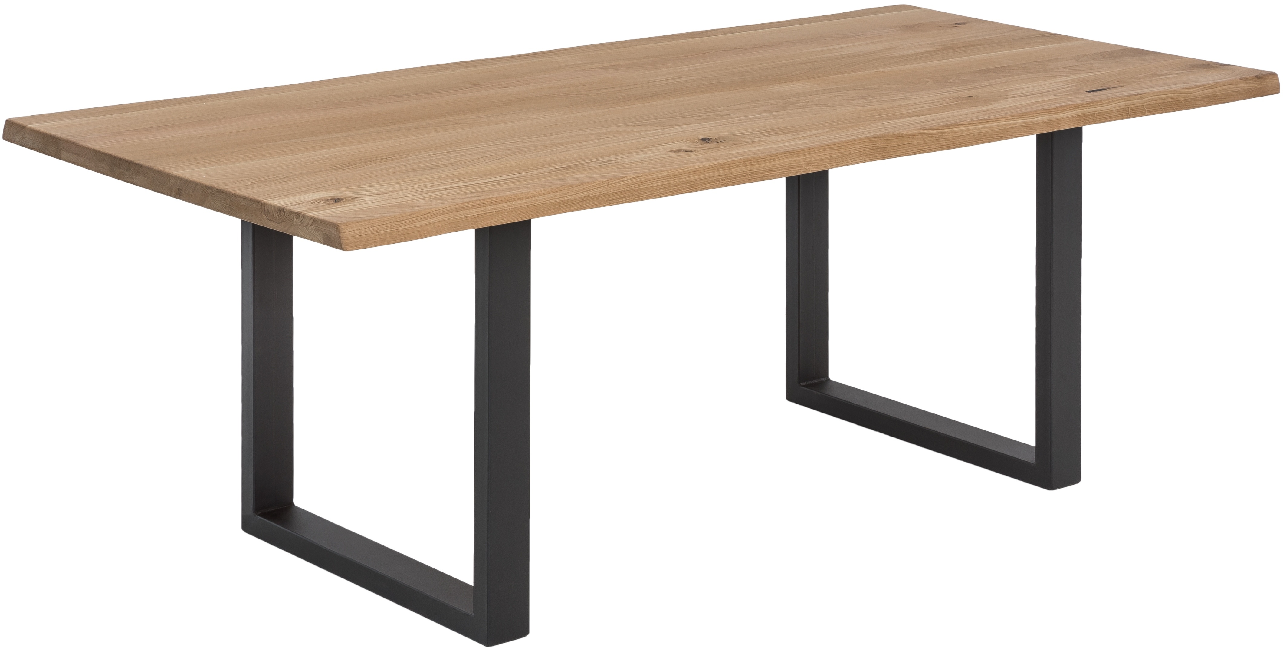 SIT Möbel TABLES & CO Esszimmertisch Metall/Wildeiche geölt - Natur/ - Wildeiche/ - 160