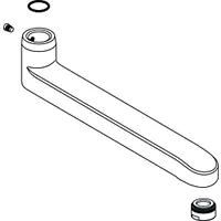 Ideal Standard Gussauslauf, A2530 (900502), Chrom A961186AA