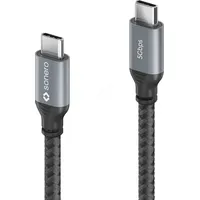 Sonero USB-C auf USB-C Kabel 3.2 Gen 1 grau/schwarz