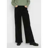 bonprix Cordhose Loose Fit Schwarz 56