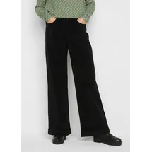 bonprix Cordhose Loose Fit Schwarz 56
