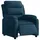 vidaXL Relaxsessel Elektrisch Samt 92,5 x 100 x 0 cm Blau