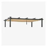 PURPLE LEAF Pavillon-Ersatzdach Ersatzdach für Pergola – UV-beständig, robustes Gewebe, nur Dachbezug, 400 x 300 cm beige 400 cm x 300 cm