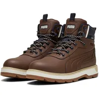 Puma Desierto v3 Puretex Unisex-Sneaker, Kastanienbraun-Kastanienbraun-Neumarineblau, 10.5 - Chestnut