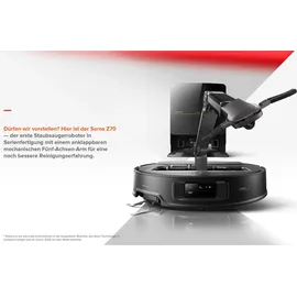 Roborock Saros Z70 Black mit Wasseranschluss