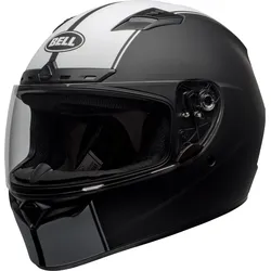 Bell Qualifier DLX Mips Rally Helm, schwarz-weiss, Größe S für Männer