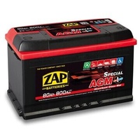 ZAP Starterbatterie 12V 80Ah 800A L