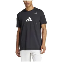 Adidas Herren AEROREADY Padel Category Graphic Tee T-Shirt, Black, M