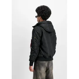 Alpha Industries MA-1 Hooded schwarz L