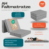 AH-Falt Klappmatratzen H3 15 cm– 3-teilige Faltmatratze, Gästematratze,