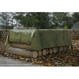 Lex Abdeckplane 3 x 4 m Dunkelgrün-Schwarz