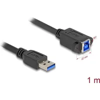 Delock 80485 USB 3.0 Kabel A Stecker auf B Buchse 1.0 m (1 m), USB Kabel