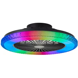 Brilliant Badria 49 cm Deckenventilator Schwarz