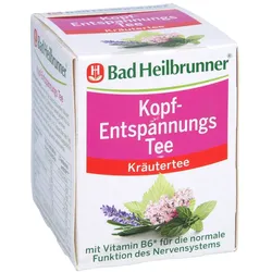 BAD Heilbrunner Kopf-entspannungs Tee Fi 8 St
