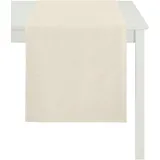 APELT Tischläufer »ALASKA, LOFT STYLE, Rips Uni«, beige