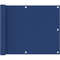 vidaXL Balkonsichtschutz Oxford-Gewebe 75 x 500 cm blau