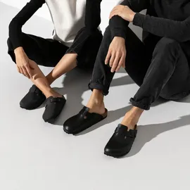 Birkenstock Boston Nubukleder geölt schwarz 39